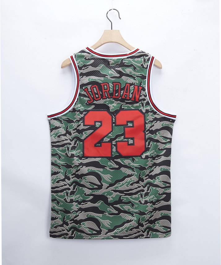 Men Chicago Bulls #23 Jordan Camo 2021 NBA Jersey